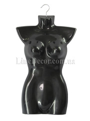 манекен женский половина черный