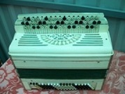 Баян Тульский, 55х100, заказной, мастеровой, белый.