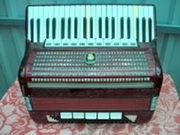 Аккордеон Велтмейстер (тёмно-красный, перламутровый)
