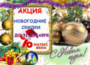 Новый год прошёл а скидки остались от Diatekc - создание сайта